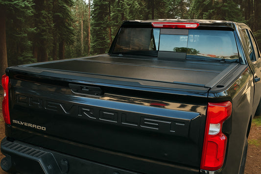TAPA PLEGABLE CHEVROLET SILVERADO 6.5FT (2014+) | BAJO RIEL | WINBO
