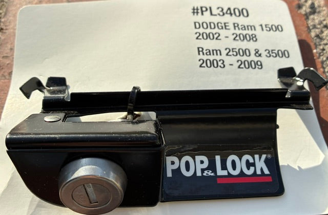 CERRADURA POP&LOCK PARA TAPA DE PORTALON RAM 1500 (2002-2008)/RAM 2500 (2003-2009)/RAM 3500 (2003-2009)