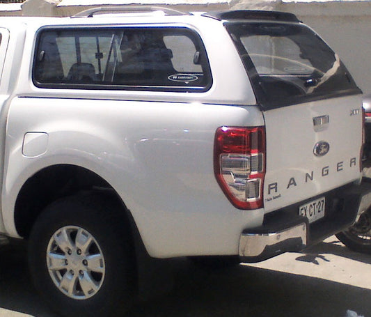 CUPULA FORD RANGER (2012+) -VIDRIOS TINTEADOS- | 560 | CARRYBOY -A PEDIDO- VALOR INCLUYE PINTURA E INSTALACION EN NUESTRO LOCAL EN SANTIAGO.