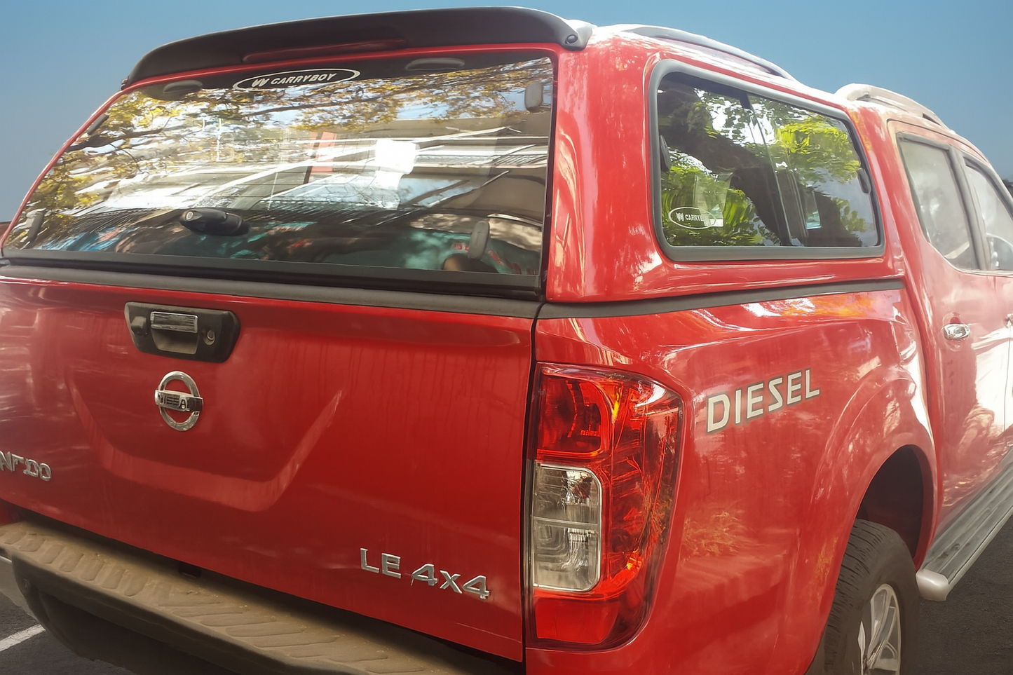 CUPULA NISSAN NP300 D/C -VIDRIOS TINTEADOS- (2015-2020) | 560 | CARRYBOY -A PEDIDO- VALOR INCLUYE PINTURA E INSTALACION EN NUESTRO LOCAL EN SANTIAGO.