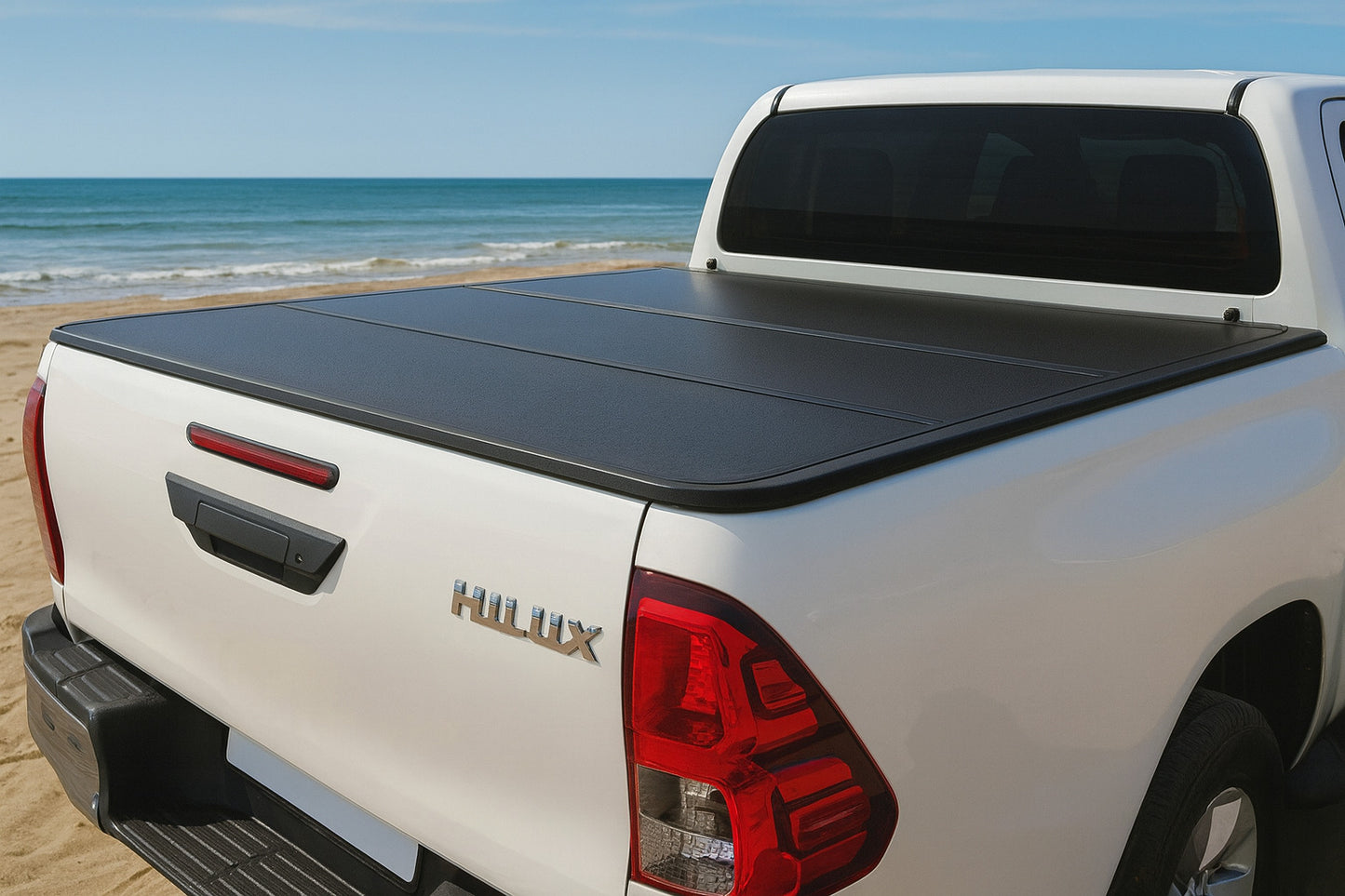 TAPA PLEGABLE TOYOTA HILUX (2015+) | SOBRE RIEL
