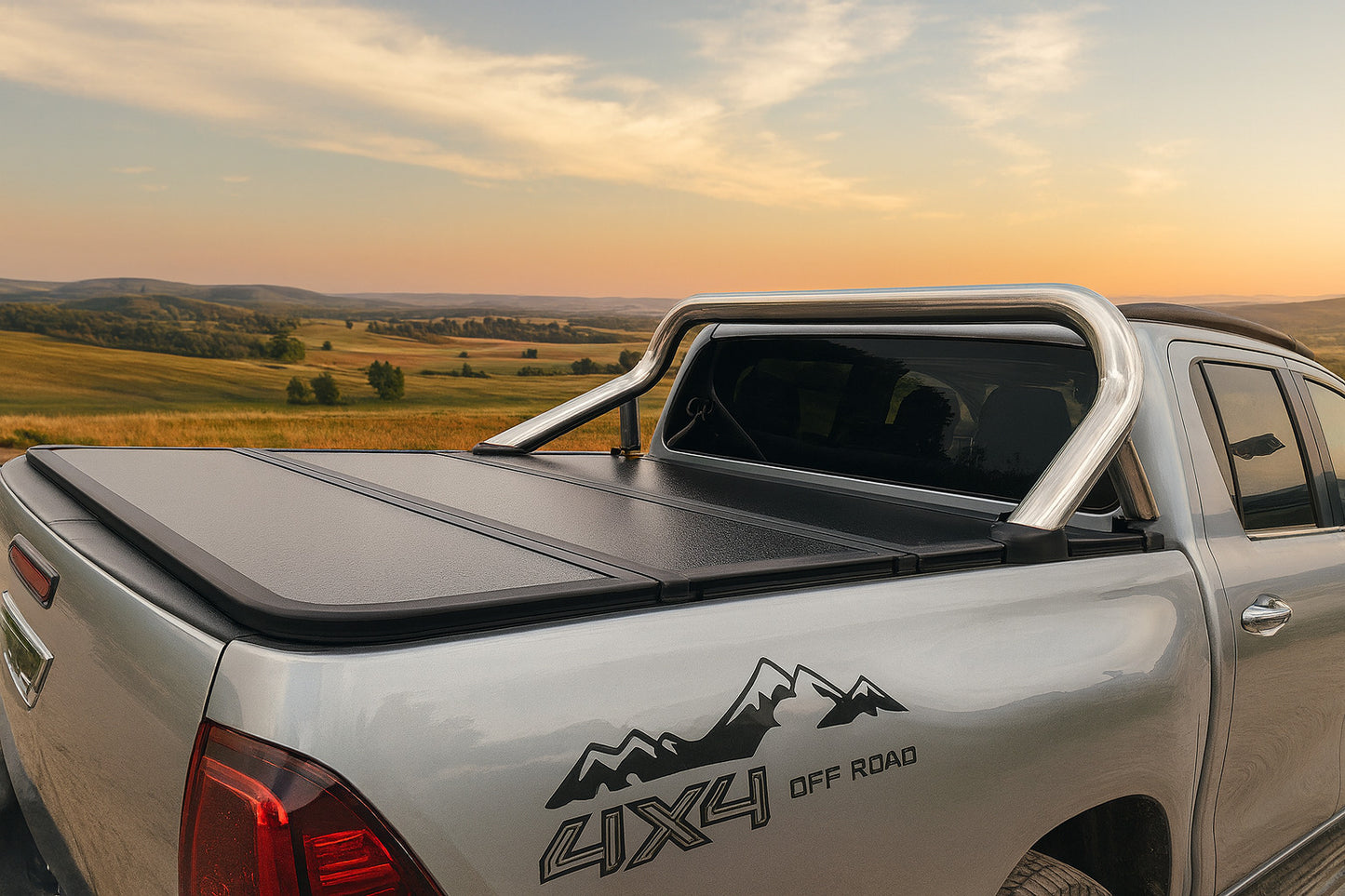 TAPA PLEGABLE GREAT WALL POER CON BARRA (2020+) | SOBRE RIEL